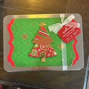 Hallmark Green and Red Christmas Cards